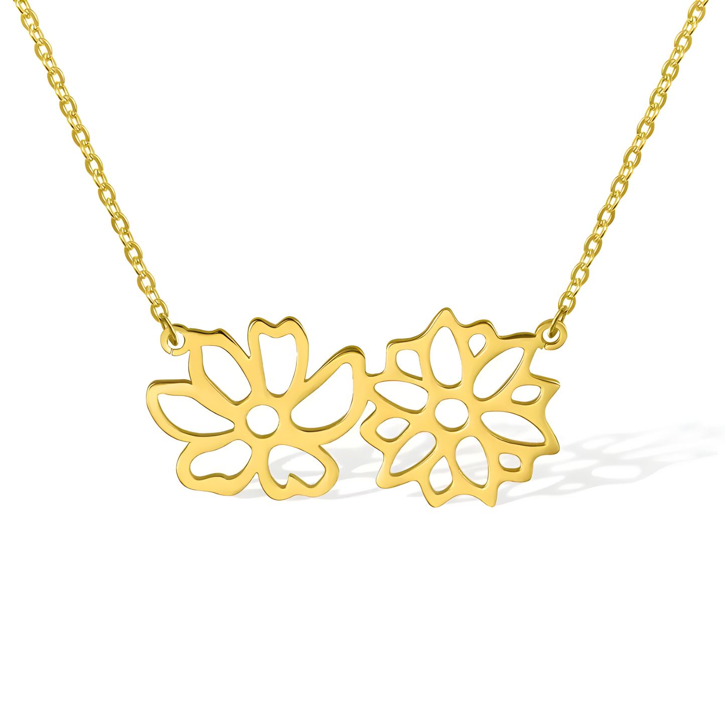 Dainty Birth Flower Necklace