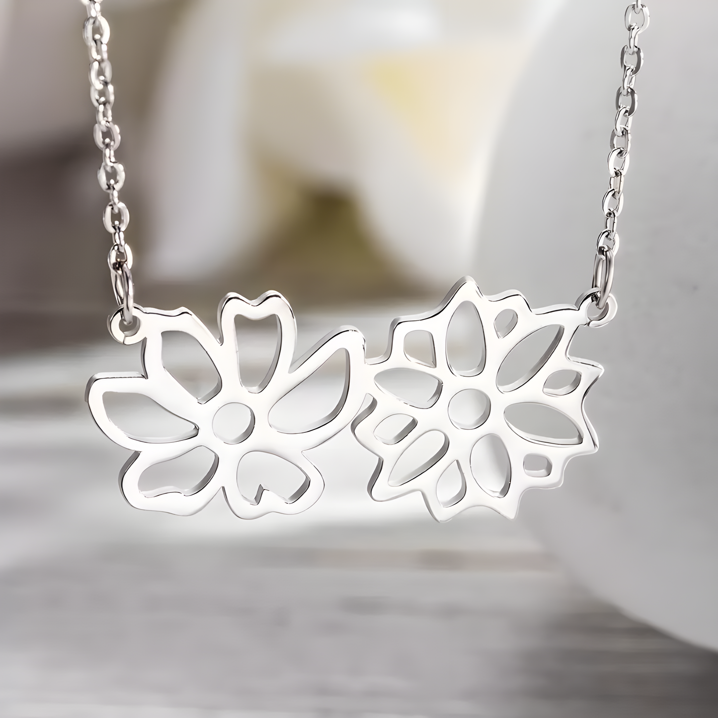 Dainty Birth Flower Necklace